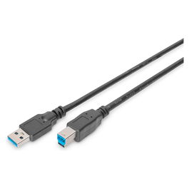Digitus AK-300115-018-S Cable USB 3.0 Tipo A a B Macho/Macho 1.8m Negro