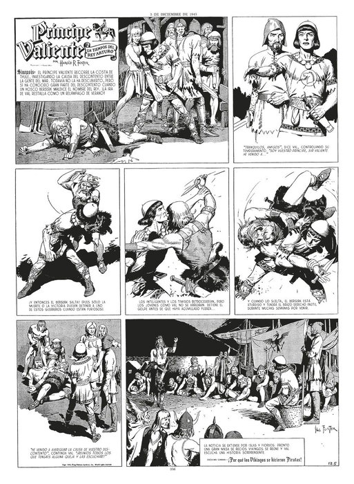 Tebeos Dolmen Editorial S.L. Príncipe Valiente Integral : 1943-1950