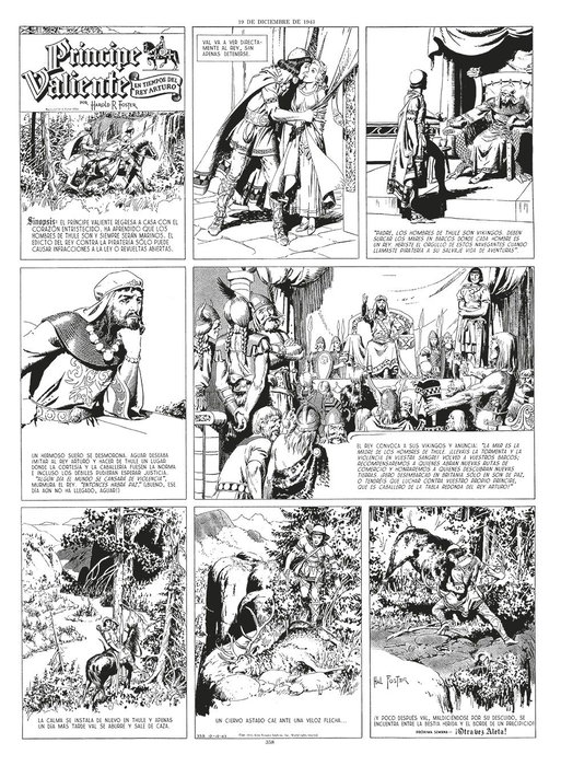Tebeos Dolmen Editorial S.L. Príncipe Valiente Integral : 1943-1950