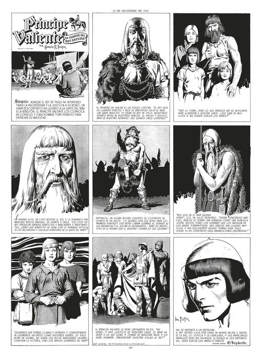 Tebeos Dolmen Editorial S.L. Príncipe Valiente Integral : 1943-1950