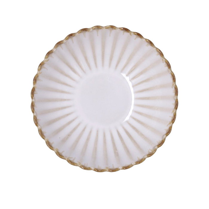 Bidasoa Bol de Porcelana Milky Blanco con Relieve Bidasoa Bol de Porcelana Milky Blanco con Relieve