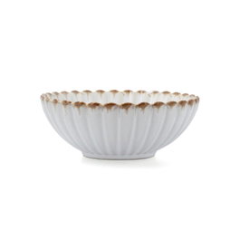 Bidasoa Bol de Porcelana Milky Blanco con Relieve