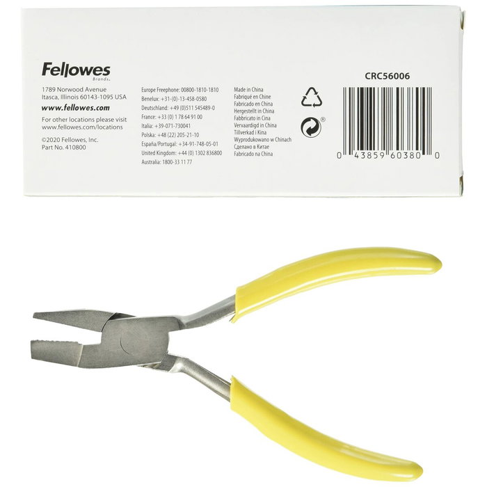 Fellowes Alicate de Corte y Doblado de Espiral Metálico Fellowes Alicate de Corte y Doblado de Espiral Metálico