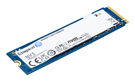 Kingston NV3 M.2 2280 NVMe SSD 2 TB PCIe 4.0 Lectura/Escritura 6000/5000 MB/s