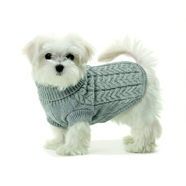 Nayeco Jersey de Punto Trenza Gris 60cm