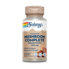 Solaray Fermented Mushroom Complete 60 cápsulas vegetales de 450mg