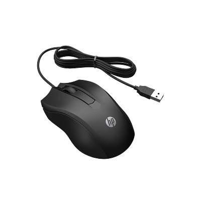 HP Ratón Óptico con Cable USB tipo A Negro