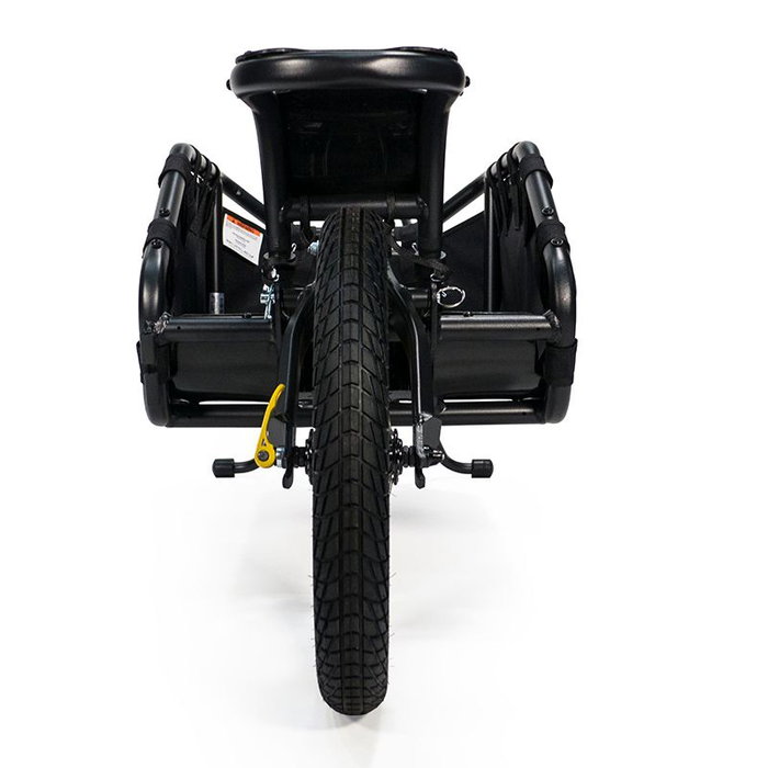 Burley Coho XC Remolque de Bicicleta Monorueda, 70L Capacidad, Rueda 16", Plegable