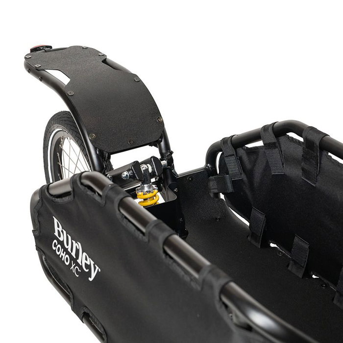 Burley Coho XC Remolque de Bicicleta Monorueda, 70L Capacidad, Rueda 16", Plegable