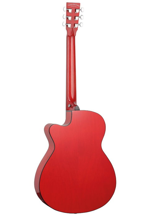 Guitarra Acústica Tanglewood Azure Super Folk Roja Guitarra Acústica Tanglewood Azure Super Folk Roja