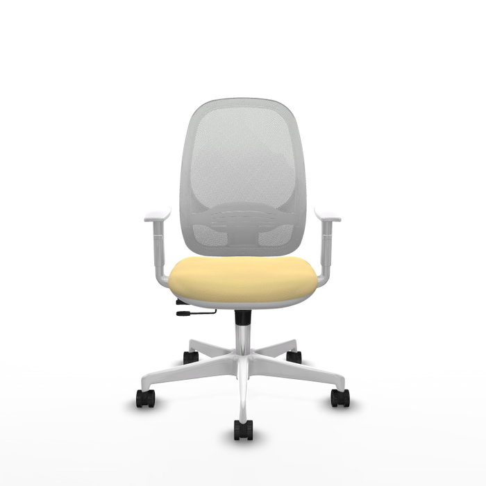 PIQUERAS Y CRESPO Silla de oficina Cilanco Crema y Blanco PIQUERAS Y CRESPO Silla de oficina Cilanco Crema y Blanco