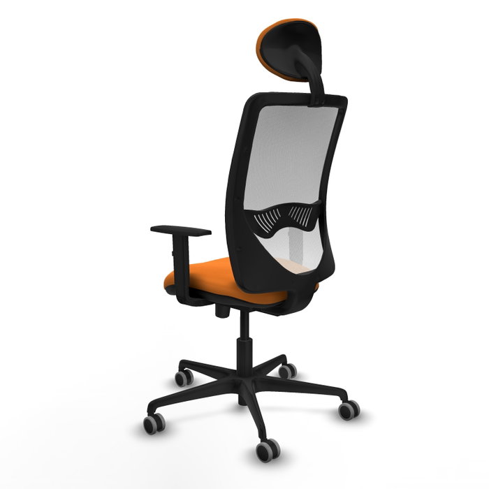 PIQUERAS Y CRESPO Silla de oficina Zulema Naranja y Blanco PIQUERAS Y CRESPO Silla de oficina Zulema Naranja y Blanco