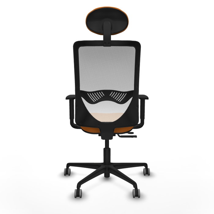 PIQUERAS Y CRESPO Silla de oficina Zulema Naranja y Blanco PIQUERAS Y CRESPO Silla de oficina Zulema Naranja y Blanco