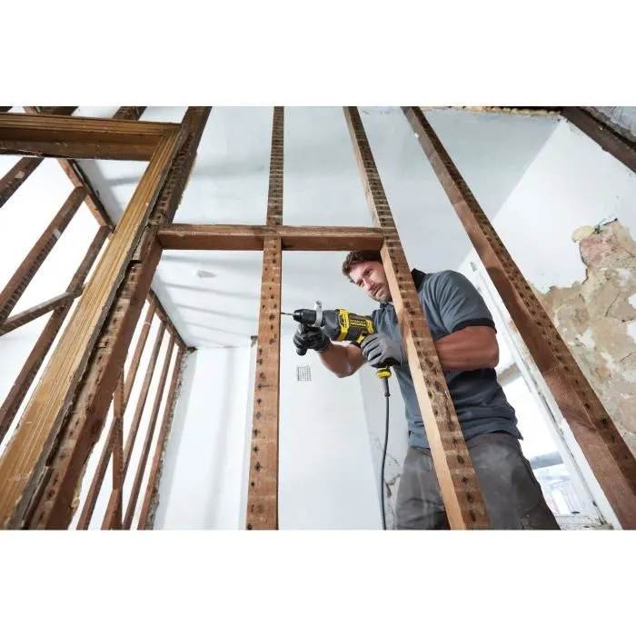 Stanley Fatmax Taladro de impacto FMEH850K-QS 850W 13mm 2 velocidades