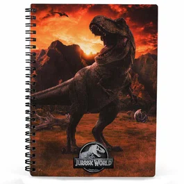 SD Toys Cuaderno 3D Jurassic World Into The Wild, efecto 3D, referencia 8435450254260
