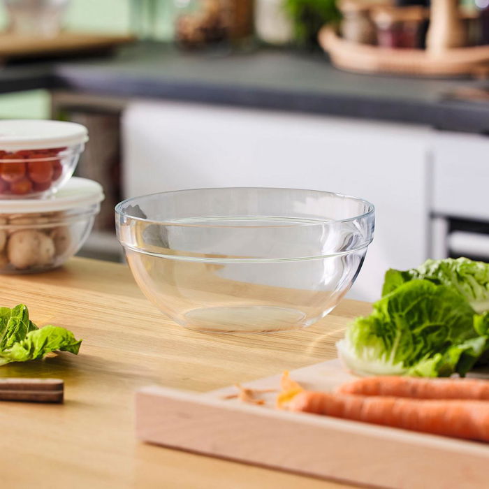 Ensaladera Vidrio Apilable Luminarc 26 cm
