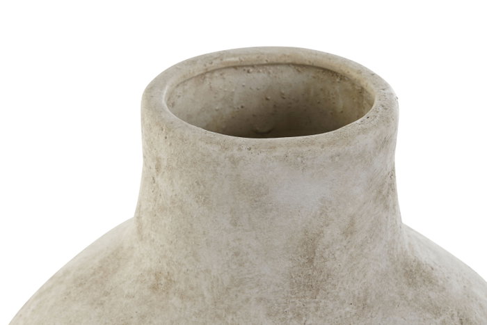 DKD Home Decor Jarrón de Gres Marrón Desgastado