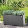 Deroma Jardinera Muret Millennium R Antracita con reserva de agua 79 cm