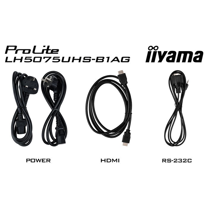 iiyama LH5075UHS-B1AG Pantalla LCD 49.5" 4K UHD Wifi 24/7