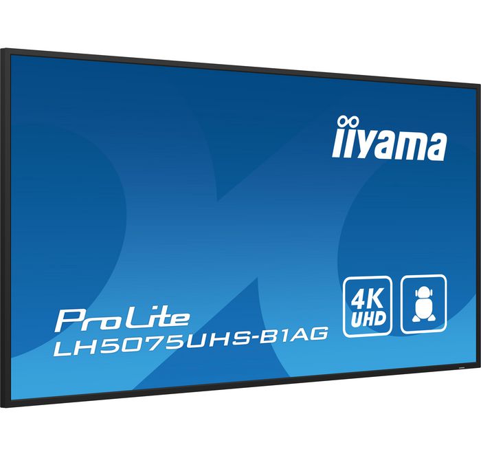 iiyama 50" 3840x2160 UHD VA Panel SDM-L Monitor Profesional 500cd/m² Android 11 WiFi LAN HDMI DP
