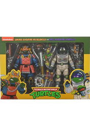 Neca Teenage Mutant Ninja Turtles Pack 2 Figuras Space Adventure Donatello & Samurai Adventure Michelangelo 18 cm