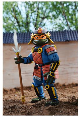 Space Adventure Donatello & Samurai Adventure Michelangelo Pack 2 Scale Action Fig. 18 cm