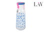 LAV Botella/Decant 1.2L con Tapón Flor ø7x9x26 cm (12 Unidades)