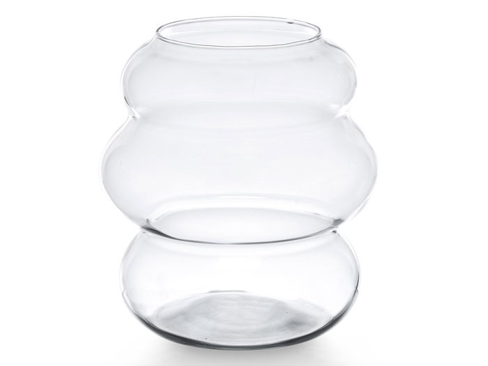GIFTDECOR Jarrón de Cristal Cloud 25cm Transparente GIFTDECOR Jarrón de Cristal Cloud 25cm Transparente