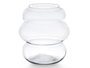 GIFTDECOR Jarrón de Cristal Cloud 25cm Transparente