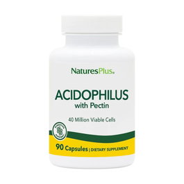 Natures Plus Acidophilus 90 cápsulas - Complemento alimenticio Lactobacillus acidophilus