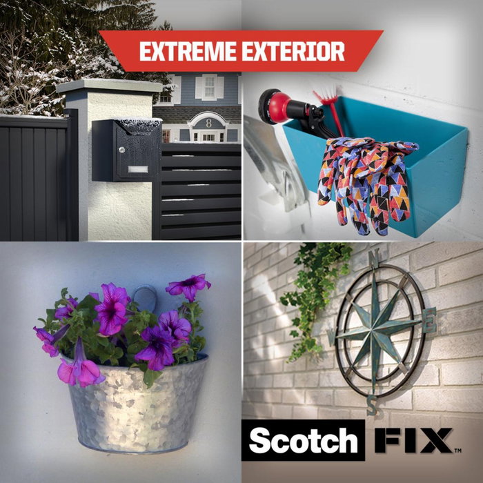Scotch Cinta de montaje doble cara Extreme 1,5 m x 19 mm