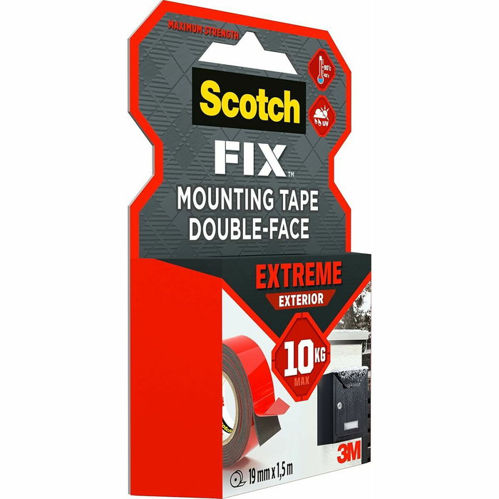 Scotch Cinta de montaje doble cara Extreme 1,5 m x 19 mm