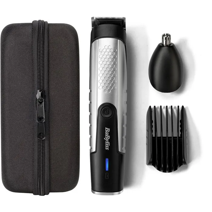 Babyliss Recortadora de Barba P1358E - Cuchilla de Acero Inoxidable, Resistente al Agua, Funciona con Pilas Babyliss Recortadora de Barba P1358E - Cuchilla de Acero Inoxidable, Resistente al Agua, Funciona con Pilas