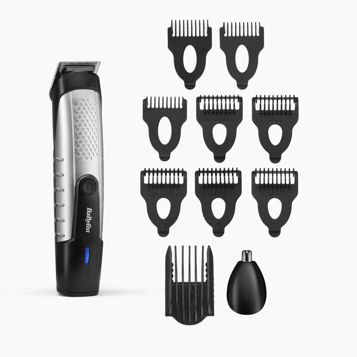 Babyliss Recortadora de Barba P1358E - Cuchilla de Acero Inoxidable, Resistente al Agua, Funciona con Pilas Babyliss Recortadora de Barba P1358E - Cuchilla de Acero Inoxidable, Resistente al Agua, Funciona con Pilas
