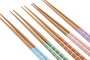 DKD Home Decor Palillo Oriental Bambú Multicolor Set de 10 Piezas 1 x 22.5 x 1 cm