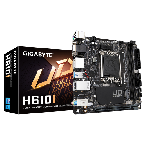 Gigabyte H610I Mini-ITX LGA 1700 DDR5 Gigabyte H610I Mini-ITX LGA 1700 DDR5