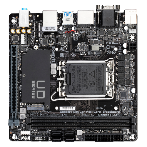 Gigabyte H610I Mini-ITX LGA 1700 DDR5 Gigabyte H610I Mini-ITX LGA 1700 DDR5