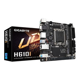 Gigabyte H610I Placa Base Mini-ITX LGA 1700 Intel H610, DDR5 5600MHz, 1x M.2 PCIe 3.0, LAN GbE, USB 3.2 Gen 1, Soporta Intel Core 14ª Generación - 1700