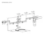 AISENS Soporte de Mesa para 3 Monitores DT27TSR-287, 13-27 pulgadas