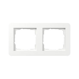 GIRA 0212150 Placa ciega de 2 módulos Blanco
