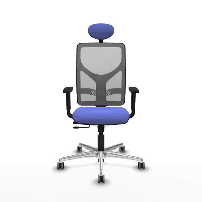 PIQUERAS Y CRESPO Silla de oficina Motilla con Mecanismo Sincro/Traslack, Azul claro y Gris PIQUERAS Y CRESPO Silla de oficina Motilla con Mecanismo Sincro/Traslack, Azul claro y Gris