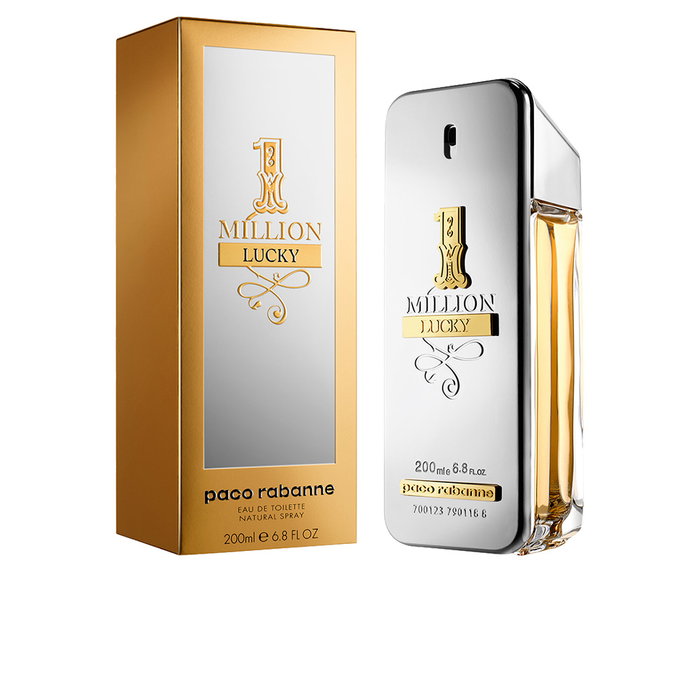 Rabanne 1 MILLION LUCKY Eau de Toilette Vaporizador para Hombre Fragancia Amaderada 200 ml Rabanne 1 MILLION LUCKY Eau de Toilette Vaporizador para Hombre Fragancia Amaderada 200 ml