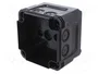 OBO BETTERMANN Caja de conexiones X negro