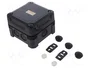 OBO BETTERMANN Caja de conexiones X negro