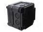 OBO BETTERMANN Caja de conexiones X negro