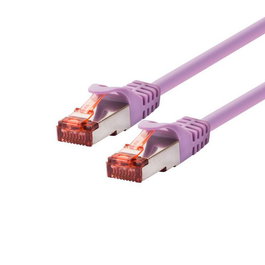 LOGON PROFESSIONAL Cable de Red CAT6 F/UTP 15M Violeta - Blindado UTP Cat.6, 2xRJ45, 27/7 AWG, 100 Ohm