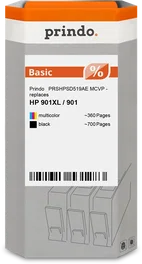 Prindo Basic XL Multipack negro y varios colores