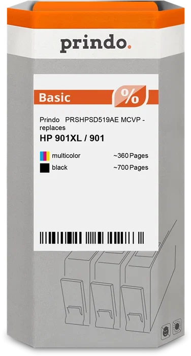 Prindo Basic XL Multipack negro y varios colores Prindo Basic XL Multipack negro y varios colores