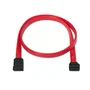 Aisens Cable SATA III Datos Acodado 0,5m Rojo/Negro A130-0155