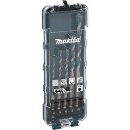 Makita Juego de 5 Brocas Multiuso TCT 1/4 Hex